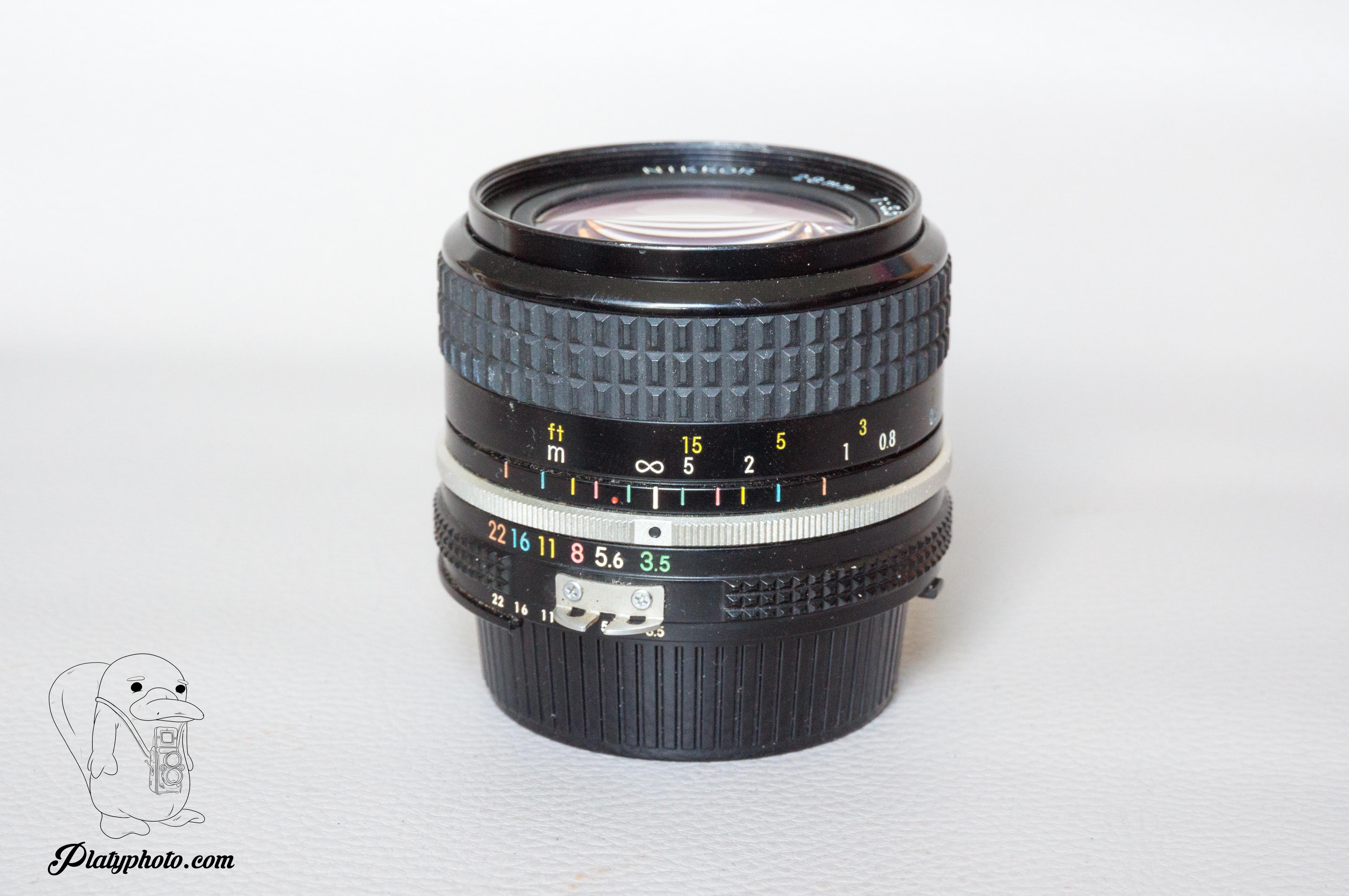 Objectif Nikon Nikkor 28 Mm F/3,5 AI'd - Grand-angle Vintage - Occasion